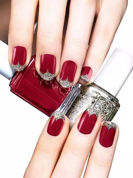 beautiful-red-nail-designs-79_9 Modele frumoase de unghii roșii