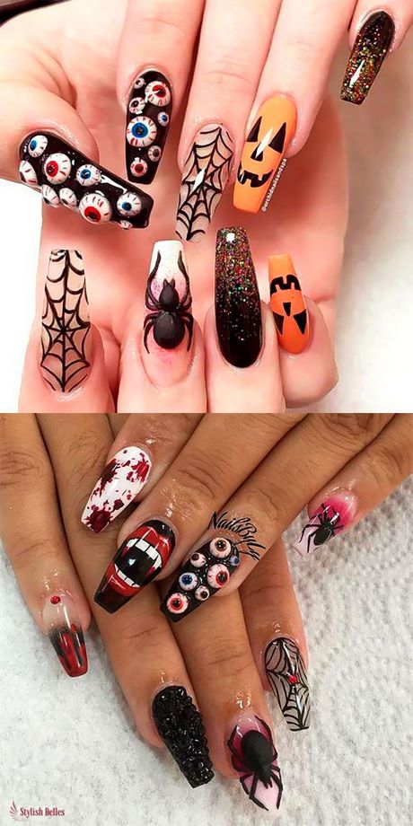 best-halloween-nail-art-65_7 Cel mai bun halloween nail art