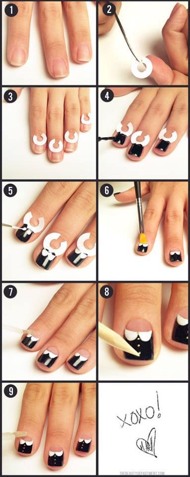 black-and-white-nail-art-step-by-step-65_6 Alb-negru nail art pas cu pas