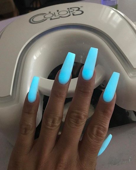 blue-fake-nail-designs-39_5 Albastru modele de unghii false