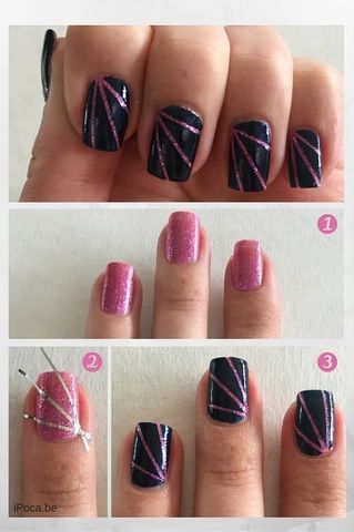 blue-pink-nail-art-81_3 Albastru roz nail art