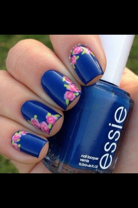 blue-pink-nail-art-81_9 Albastru roz nail art