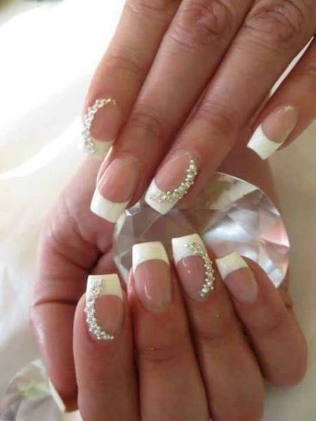 bride-nails-design-23_15 Design de unghii de mireasă