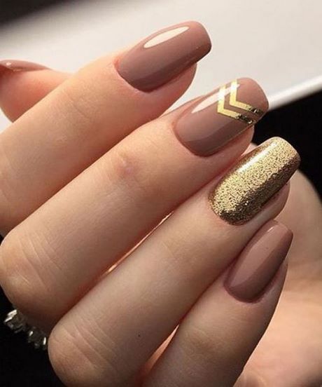 brown-and-white-nail-designs-40_9 Modele de unghii maro și alb