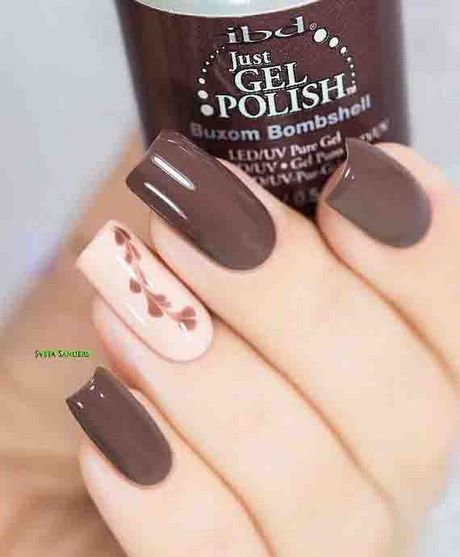 brown-color-nail-designs-70_4 Modele de unghii de culoare maro