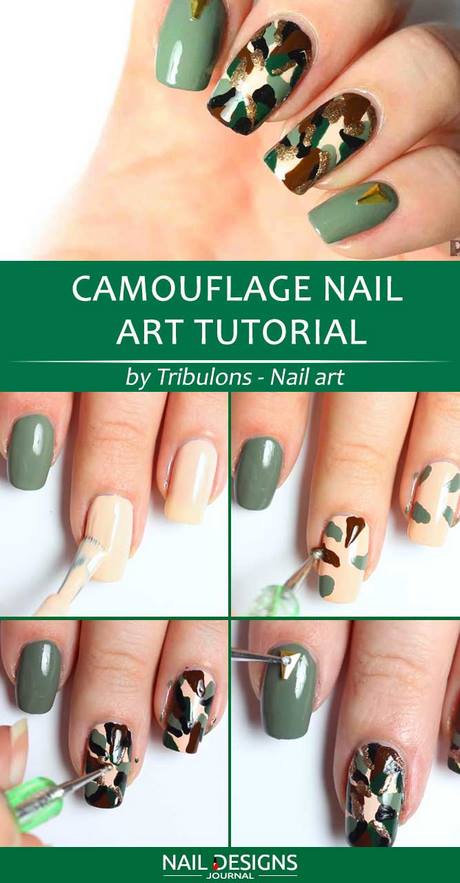 camo-nail-designs-step-by-step-32_12 Modele de unghii Camo pas cu pas