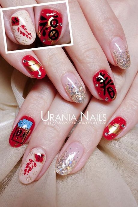 chinese-new-year-nail-art-design-10_19 Anul Nou Chinezesc nail art design