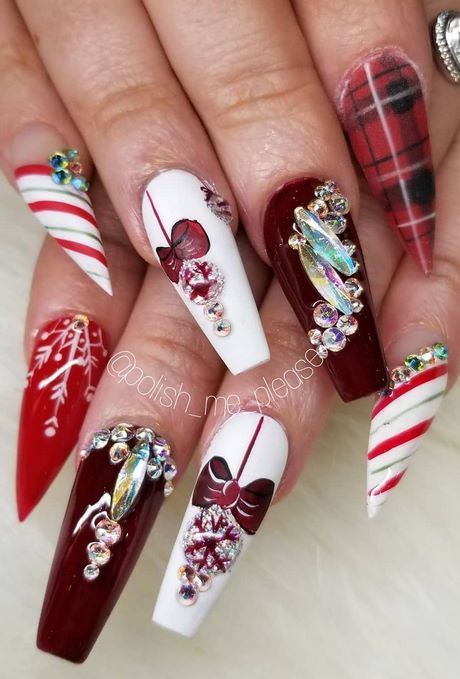 christmas-and-new-year-nail-designs-41_7 Modele de unghii de Crăciun și de Anul Nou