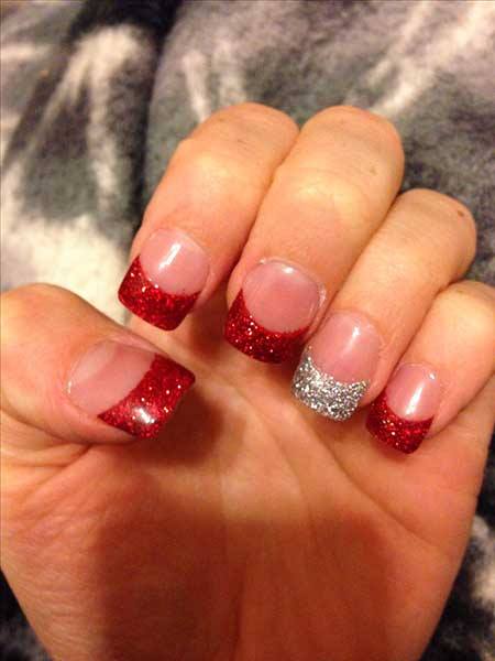 christmas-french-manicure-ideas-65_13 Idei de manichiură franceză de Crăciun