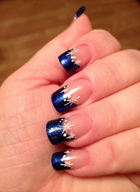 christmas-nail-designs-blue-72_10 Modele de unghii de Crăciun albastru