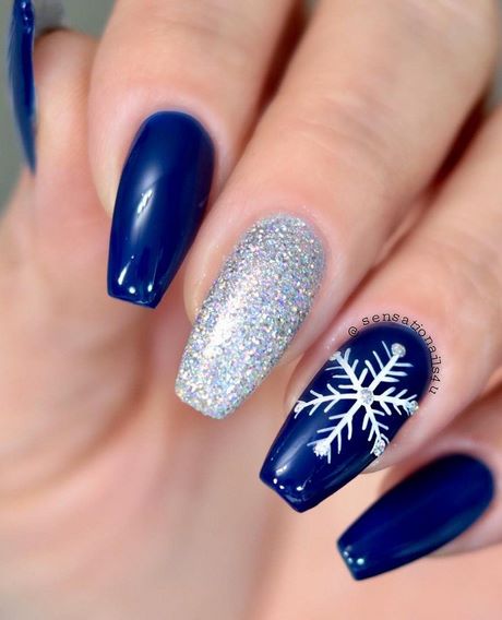 christmas-nail-designs-blue-72_13 Modele de unghii de Crăciun albastru