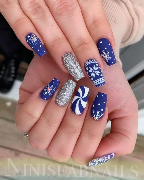 christmas-nail-designs-blue-72_20 Modele de unghii de Crăciun albastru