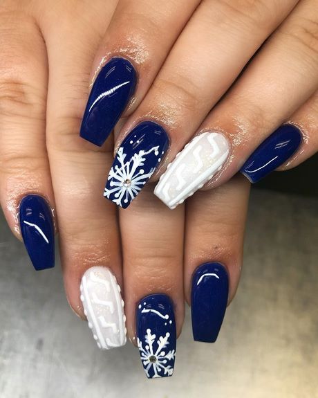 christmas-nail-designs-blue-72_4 Modele de unghii de Crăciun albastru