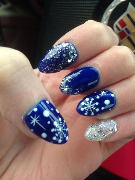 christmas-nail-designs-blue-72_7 Modele de unghii de Crăciun albastru