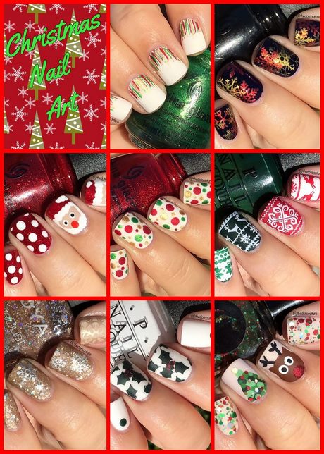 christmas-nail-ideas-acrylic-57_17 Idei de unghii de Crăciun acrilice