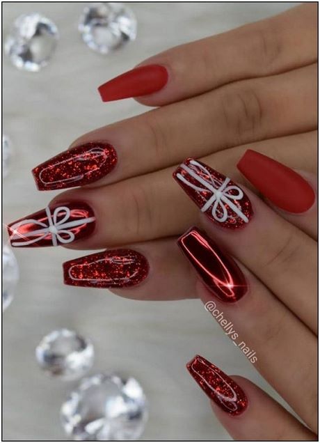 coffin-christmas-nail-designs-97_8 Sicriu modele de unghii de Crăciun