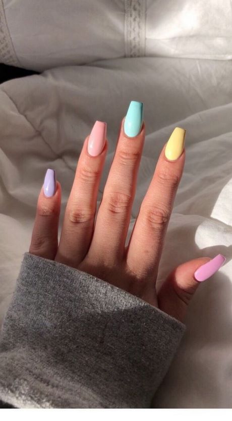cool-nail-color-ideas-51 Idei Cool de culoare pentru unghii