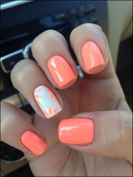 coral-nail-color-ideas-41_5 Idei de culoare a unghiilor de Coral