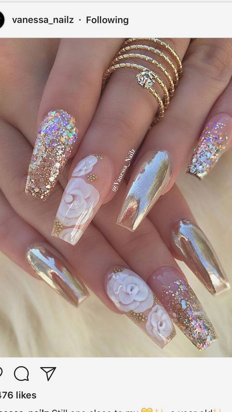 cute-bling-nails-40_5 Drăguț bling cuie