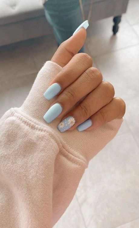 cute-nail-designs-blue-18_19 Drăguț unghii modele albastru