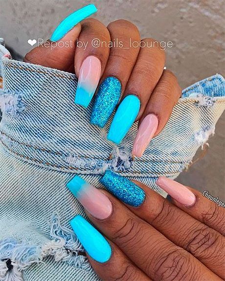 cute-nail-designs-blue-18_9 Drăguț unghii modele albastru