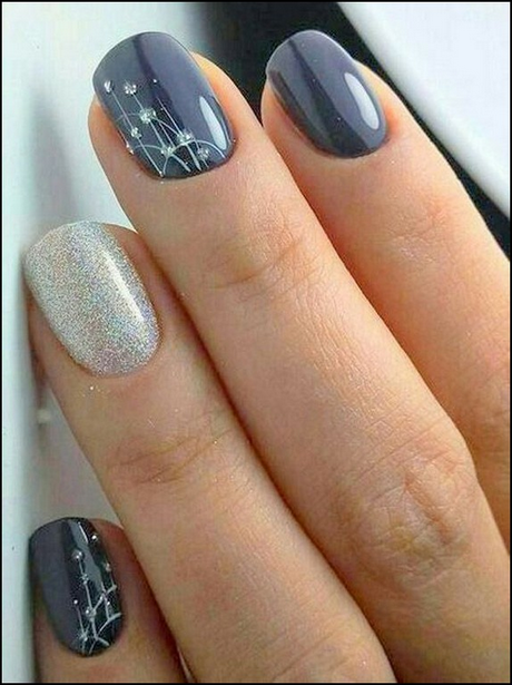 cute-nail-designs-on-short-nails-33 Modele drăguțe de unghii pe unghii scurte