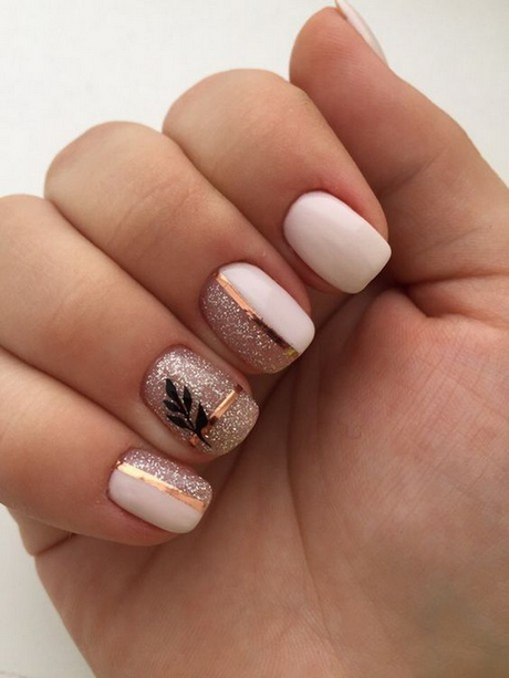 cute-nail-designs-on-short-nails-33_3 Modele drăguțe de unghii pe unghii scurte