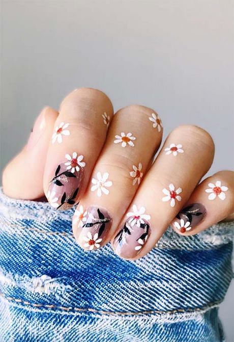 cute-nail-designs-on-short-nails-33_8 Modele drăguțe de unghii pe unghii scurte