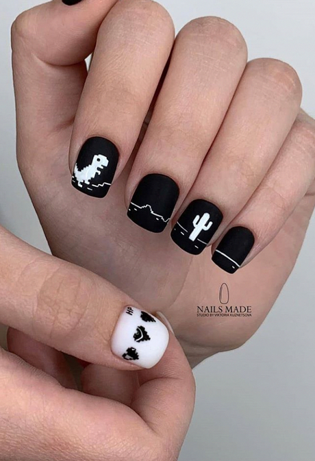 cute-nail-designs-short-nails-23_3 Drăguț unghii modele unghii scurte