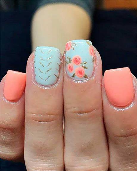 cute-nail-styles-for-short-nails-03_5 Stiluri de unghii drăguțe pentru unghiile scurte