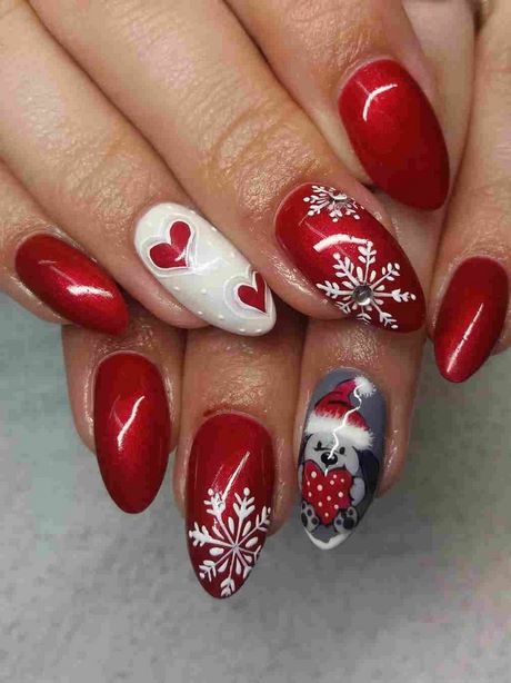 cute-nails-christmas-27_14 Drăguț cuie de Crăciun