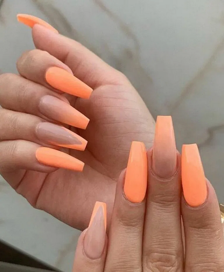 cute-orange-nail-designs-29_2 Modele drăguțe de unghii portocalii