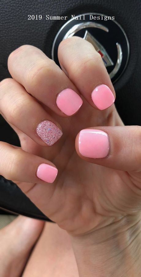 cute-pink-summer-nails-77_13 Drăguț roz Unghii de vară