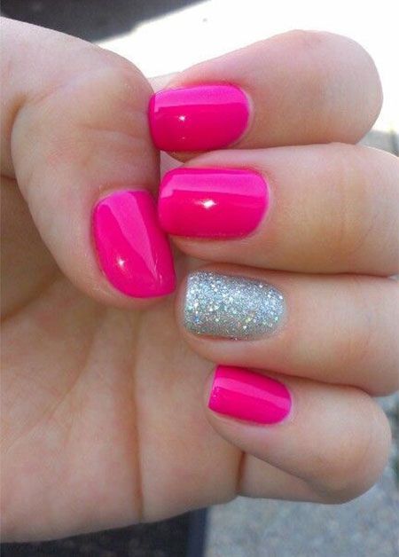 cute-pink-summer-nails-77_7 Drăguț roz Unghii de vară