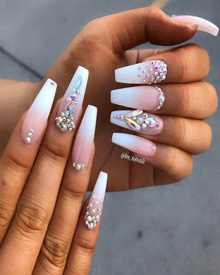 cute-rhinestone-nail-designs-37 Drăguț stras unghii modele