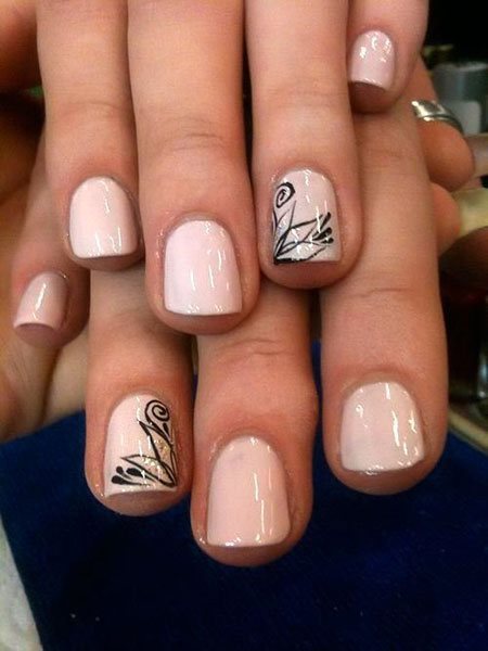 cute-short-nail-art-37_7 Drăguț scurt nail art