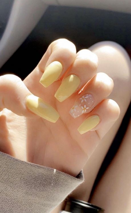 cute-simple-fake-nails-33_2 Drăguț simplu unghii false