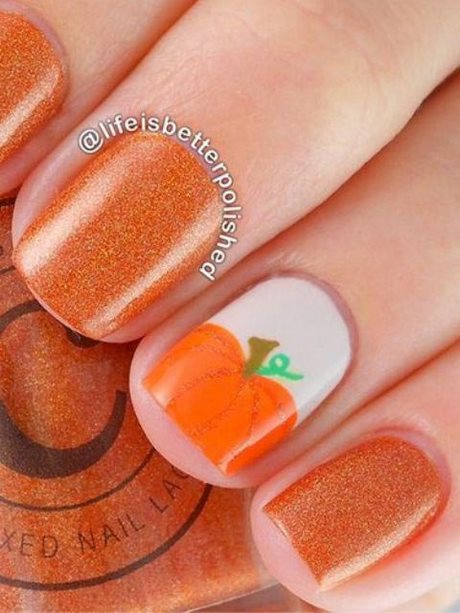 cute-thanksgiving-nail-designs-97_2 Drăguț Ziua Recunostintei unghii modele