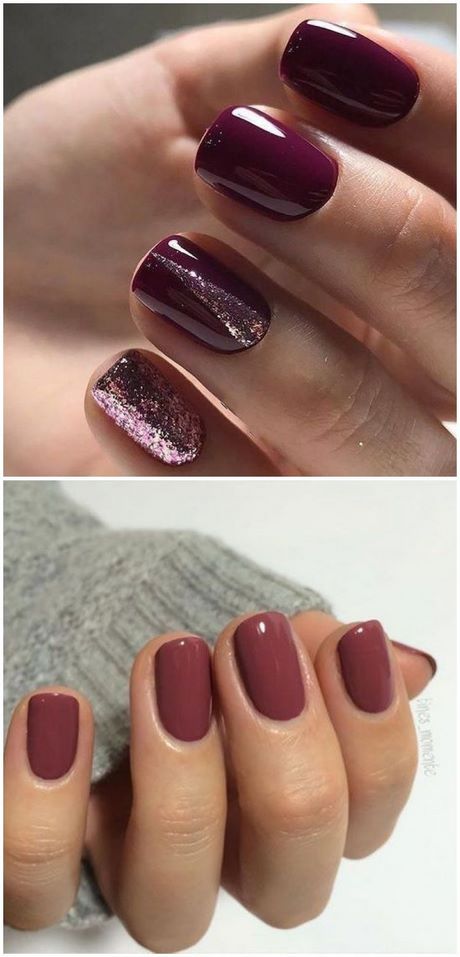 dark-nail-color-designs-15_14 Modele de culoare închisă a unghiilor