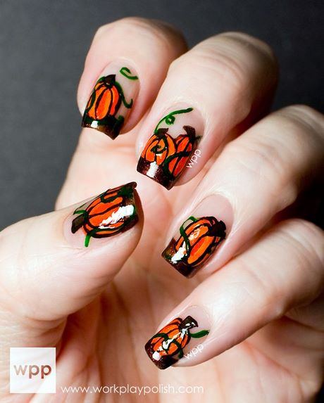 design-pumpkin-on-nails-91_3 Design dovleac pe unghii