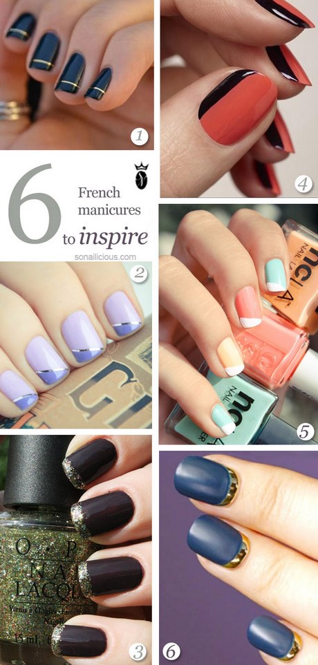 different-french-manicure-ideas-32_7 Diferite idei de manichiură franceză