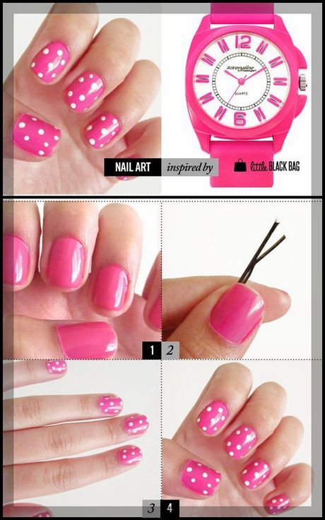 easy-and-simple-nail-art-designs-step-by-step-67_13 Design simplu și simplu de unghii pas cu pas