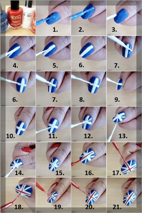 easy-and-simple-nail-art-designs-step-by-step-67_7 Design simplu și simplu de unghii pas cu pas