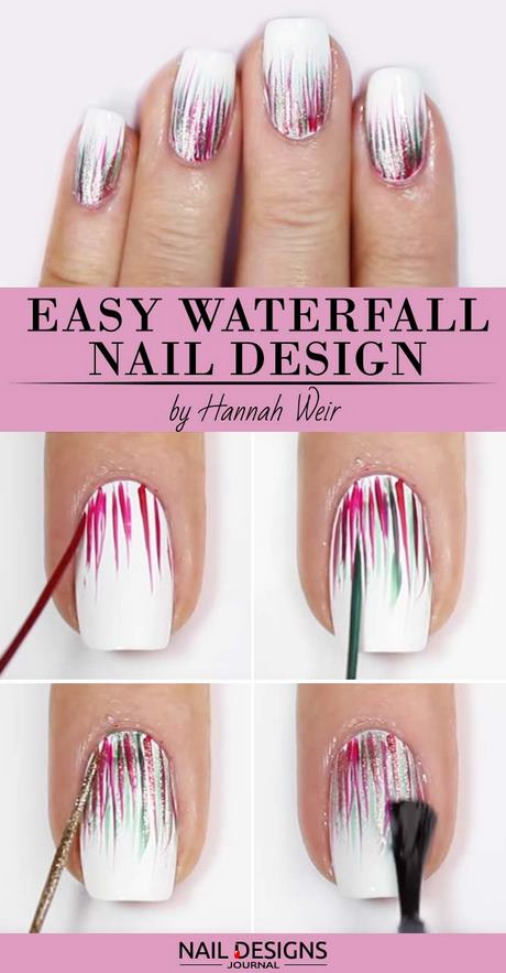 easy-christmas-nail-art-designs-for-beginners-step-by-step-97_16 Ușor de Crăciun nail art modele pentru incepatori pas cu pas