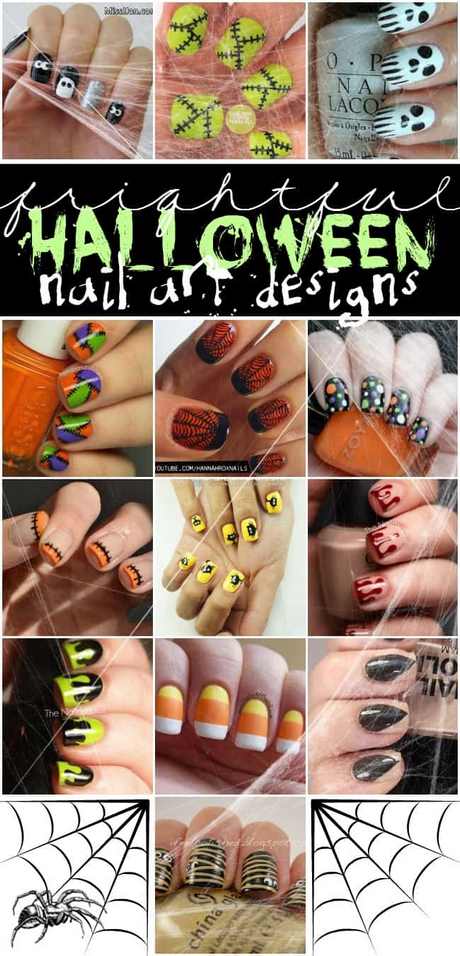 easy-halloween-nail-art-for-beginners-42_14 Ușor de halloween nail art pentru incepatori