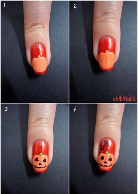 easy-halloween-nail-art-for-beginners-42_6 Ușor de halloween nail art pentru incepatori