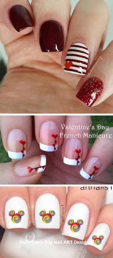 easy-nail-art-for-valentines-day-48_12 Easy nail art pentru Ziua Îndrăgostiților
