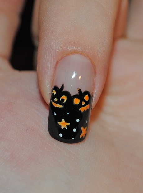 easy-to-do-halloween-nails-67_9 Ușor de făcut unghiile de halloween