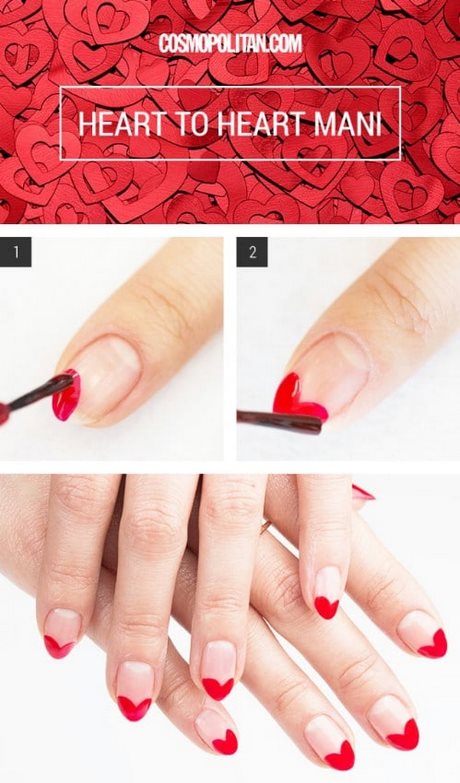 easy-valentines-day-nail-designs-89_17 Ușor Ziua Îndrăgostiților modele de unghii
