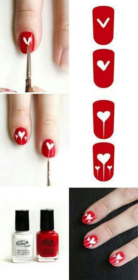 easy-valentines-day-nail-designs-89_4 Ușor Ziua Îndrăgostiților modele de unghii